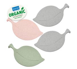 Набор подставок Leaf-On, Organic, разноцветный, 4 шт., Koziol