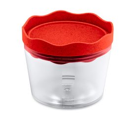 Банка для сыпучих продуктов Prince, Organic, 300 мл, красная, Koziol