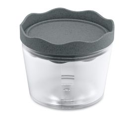 Банка для сыпучих продуктов Prince, Organic, 300 мл, темно-серая, Koziol