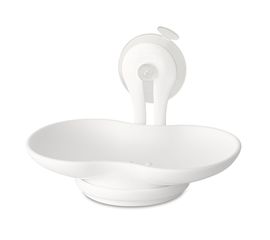 Мыльница на присоске Loop, Organic, молочная, Koziol