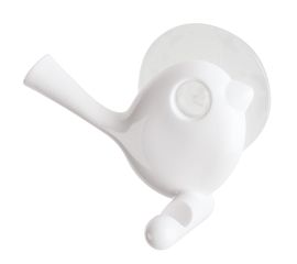 Крючок для душа настенный Pip, Organic, молочный, Koziol