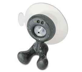 Держатель для зубной щетки на присоске Tommy, Organic, темно-серый, Koziol