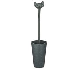 Ершик для унитаза Miaou, Organic, темно-серый, Koziol