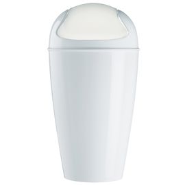 Корзина для мусора с крышкой Del Organic, 30 л, молочная, Koziol