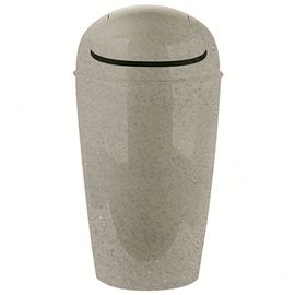 Корзина для мусора с крышкой Del Organic, 30 л, песочная, Koziol