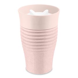Термокружка Safe To Go, Organic, 400 мл, розовая, Koziol