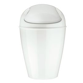 Корзина для мусора с крышкой Del, 12 л, белая, Koziol