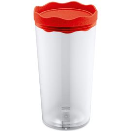 Банка для сыпучих продуктов Prince, Organic, 1 л, красная, Koziol