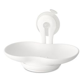 Мыльница на присоске Loop, Organic, молочная, Koziol