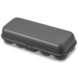 Контейнер для яиц Eggs To Go, Organic, темно-серый, Koziol