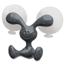 Крючок для душа настенный Bunny, Organic, темно-серый, Koziol