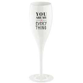 Бокал для шампанского Cheers, No 1, You Are My Everything, Superglas, 100 мл, белый, Koziol