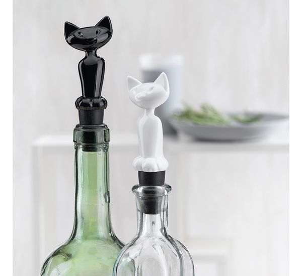 Пробка для бутылки Miaou, белая, Koziol, изображение 3
