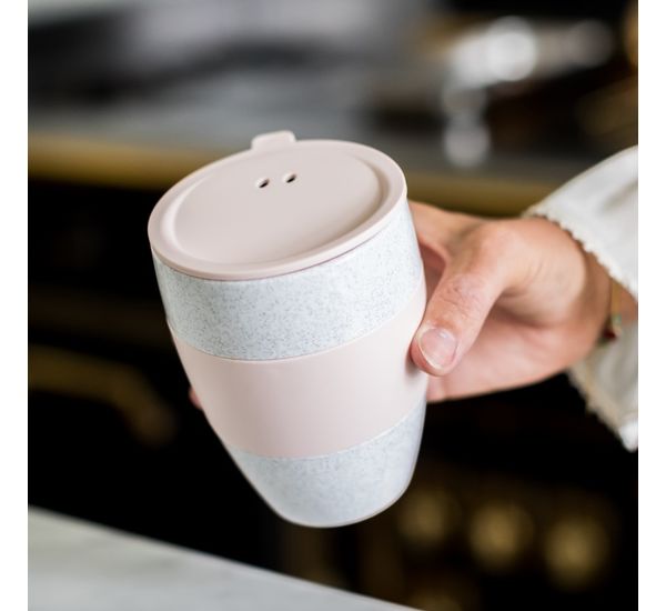 Термокружка Aroma To Go, Organic, 400 мл, серая, Koziol, изображение 5