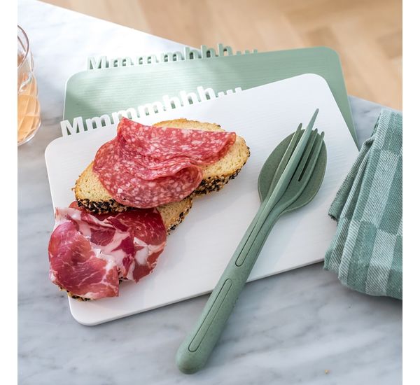 Набор столовых приборов Klikk, Organic, розовый, 3 пред., Koziol, изображение 2