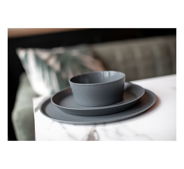 Тарелка Connect, Organic, ?20,5 см, темно-серая, Koziol, изображение 6