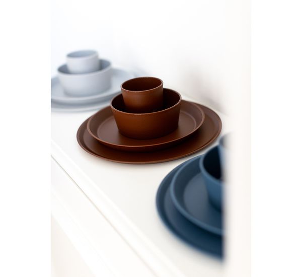 Тарелка Connect, Organic, ?20,5 см, коричневая, Koziol, изображение 3