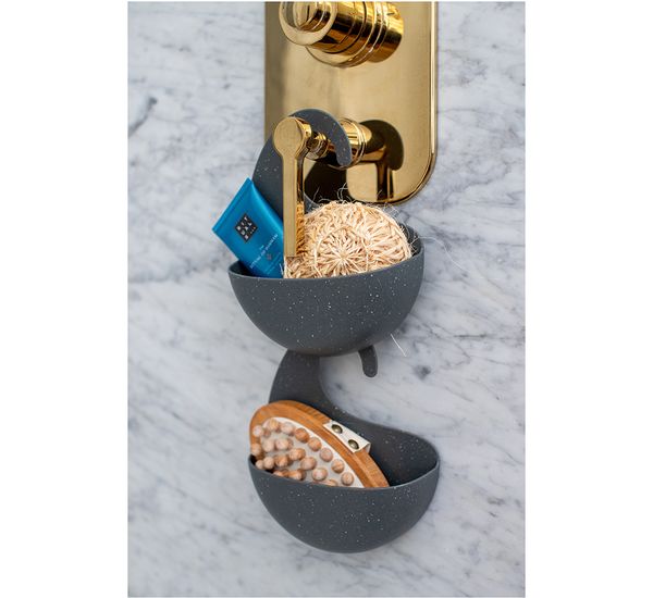 Органайзер для ванной Surf, Organic, 27x31,5х8 см, песочный, Koziol, изображение 2