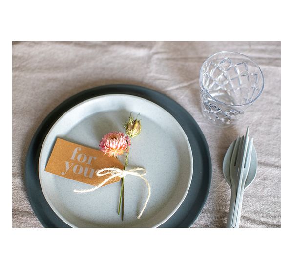 Тарелка Connect, Organic, ?25,5 см, темно-серая, Koziol, изображение 13