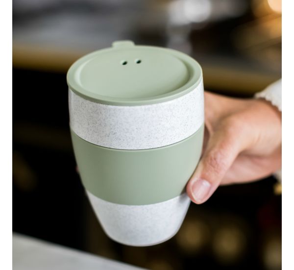 Термокружка Aroma To Go, Organic, 400 мл, синяя, Koziol, изображение 3