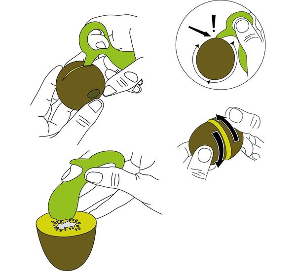 Набор инструментов для фруктов Energy, 3 шт., Koziol, изображение 4