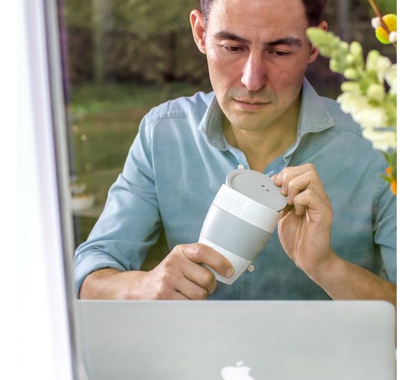 Термокружка Aroma To Go, Organic, 400 мл, синяя, Koziol, изображение 2