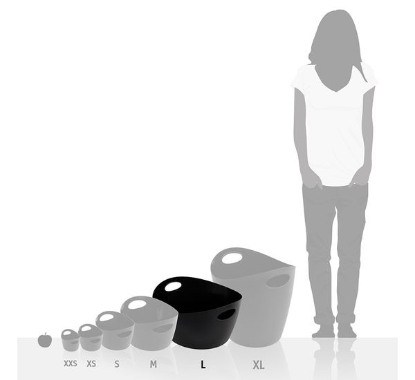 Контейнер для хранения Bottichelli, Organic, 15 л, серый, Koziol, изображение 5