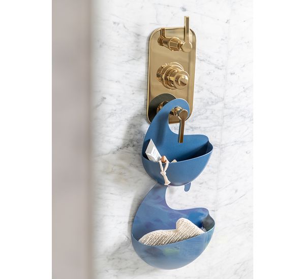 Органайзер для ванной Surf XL, Organic, синий, Koziol, изображение 3