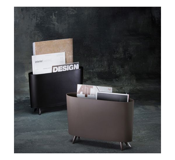 Подставка для журналов Milano, черная, Koziol, изображение 2