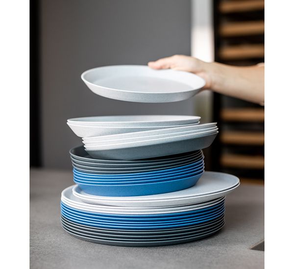 Тарелка Connect, Organic, ?20,5 см, темно-серая, Koziol, изображение 12