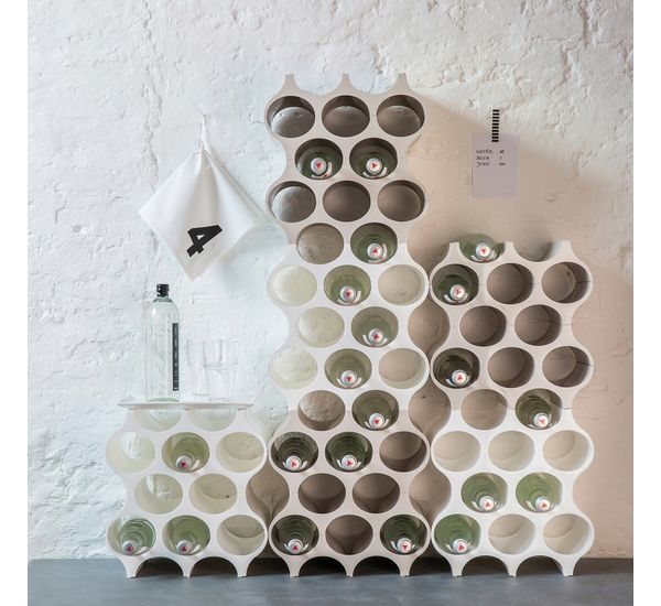 Подставка для бутылок Set-Up, Organic, серая, Koziol, изображение 2