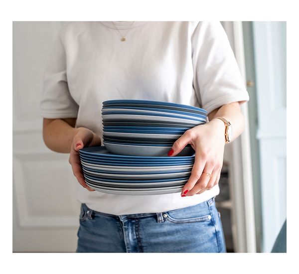 Тарелка Connect, Organic, ?25,5 см, синяя, Koziol, изображение 9