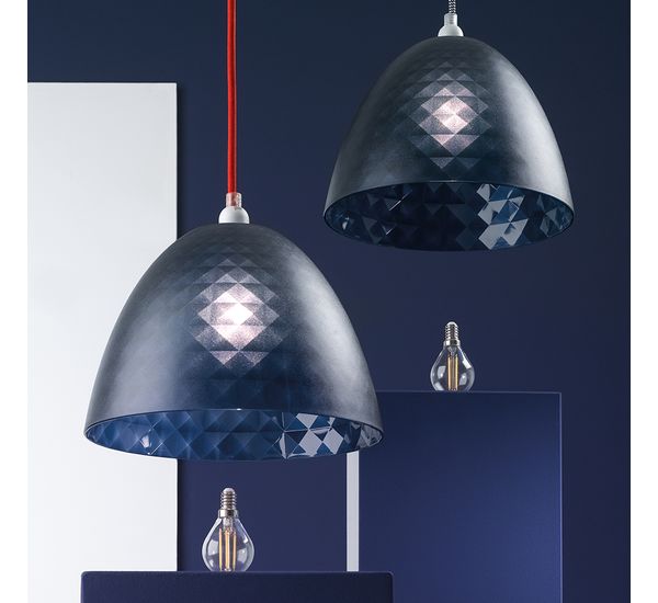 Плафон Stella Silk, 25х17,5 см, синий, Koziol, изображение 3