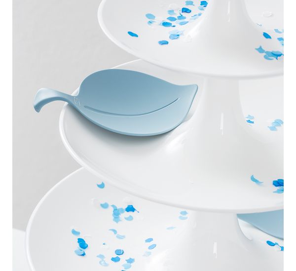 Набор подставок Leaf-On, Organic, сине-серый. 4 шт., Koziol, изображение 2