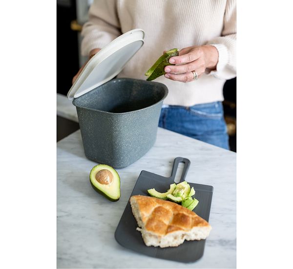 Контейнер для пищевых отходов Bibo, Organic, темно-серый, Koziol, изображение 2