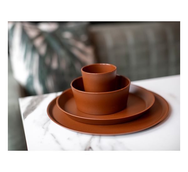 Чаша Connect, Organic, 400 мл, коричневая, Koziol, изображение 10