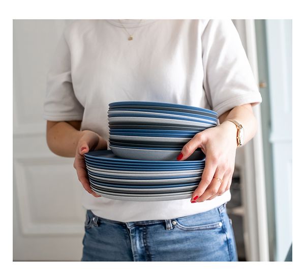 Тарелка Connect, Organic, ?20,5 см, синяя, Koziol, изображение 12