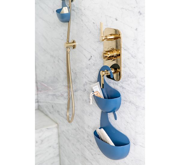 Органайзер для ванной Surf XL, Organic, синий, Koziol, изображение 4