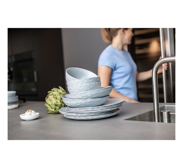 Тарелка глубокая Club, Organic, ?22 см, синяя, Koziol, изображение 11