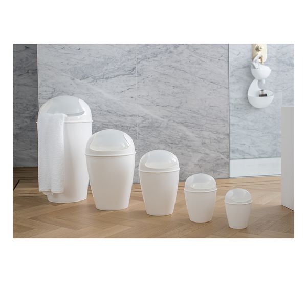 Корзина для мусора с крышкой Del, 30 л, черная, Koziol, изображение 2