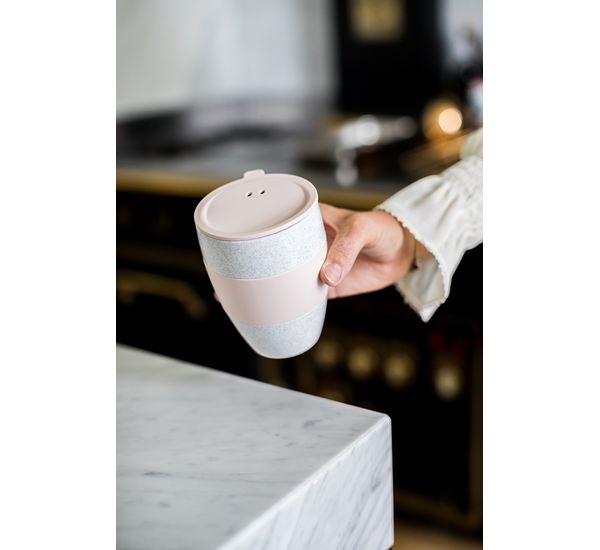 Термокружка Aroma To Go, Organic, 400 мл, розовая, Koziol, изображение 2