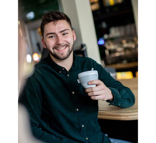 Чашка с термоэффектом Aroma, Organic, 270 мл,серая, Koziol, изображение 3