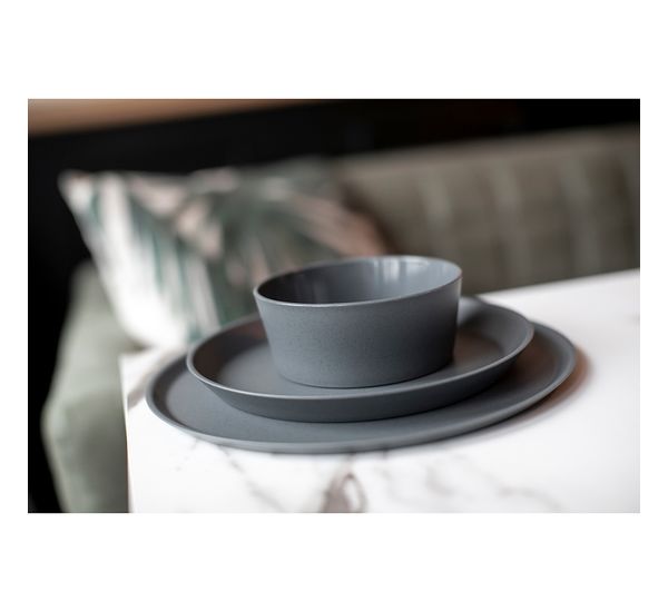 Тарелка Connect, Organic, ?25,5 см, темно-серая, Koziol, изображение 6