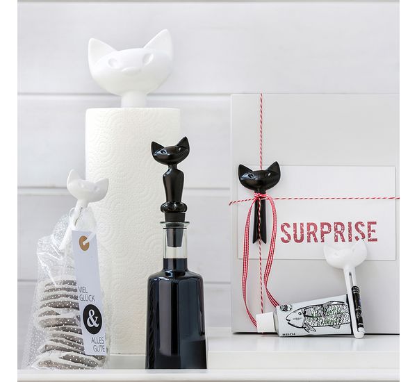 Пробка для бутылки Miaou, белая, Koziol, изображение 2