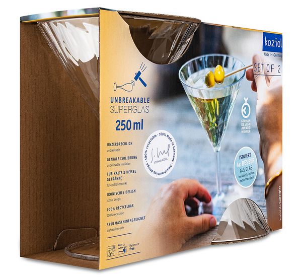 Набор бокалов для мартини  Club, No 12, Superglas, 250 мл, 2 шт., Koziol, изображение 14