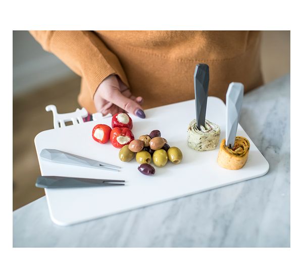 Набор шпажек Club, Organic, серый, 4 шт., Koziol, изображение 2