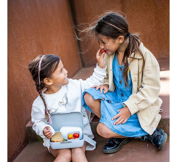 Набор ланч-боксов и столовых приборов Candy Ready, Organic, серый, 2 шт., Koziol, изображение 2