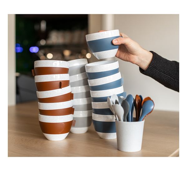 Чашка с термоэффектом Aroma, Organic, 270 мл, темно-серая, Koziol, изображение 8