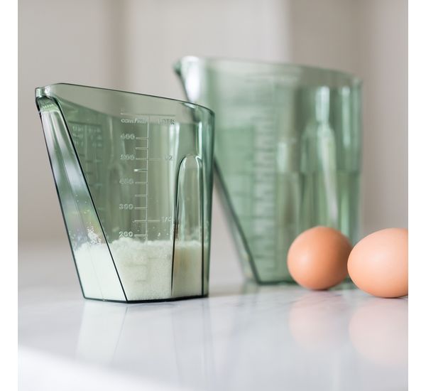 Набор мерных емкостей Dosis 0,5 л и 1 л, серый, Koziol, изображение 2