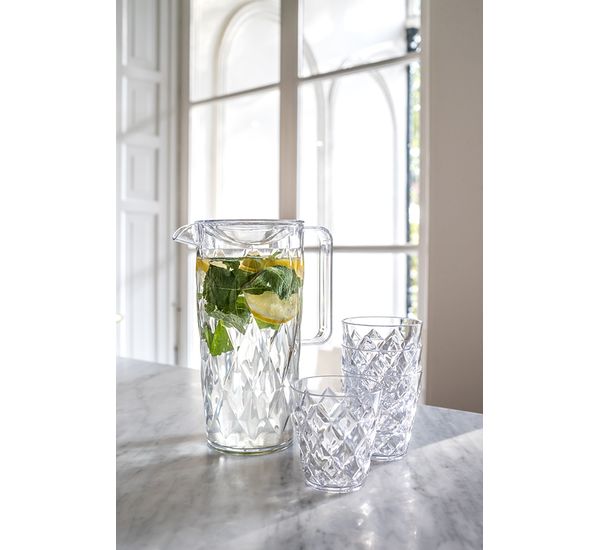 Набор кувшин и стаканы Crystal, 1,6 л, 4 шт., Koziol, изображение 2